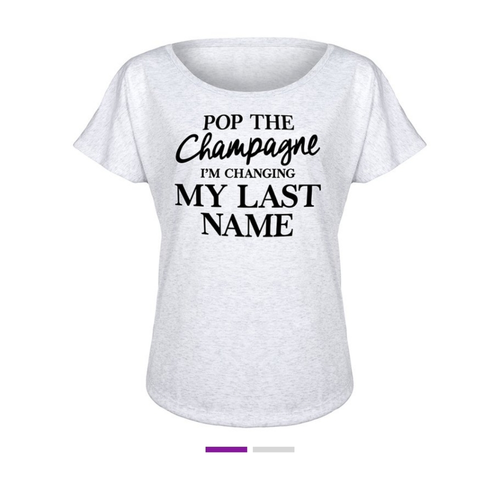Dolman style tee - bride to be/bachelorette